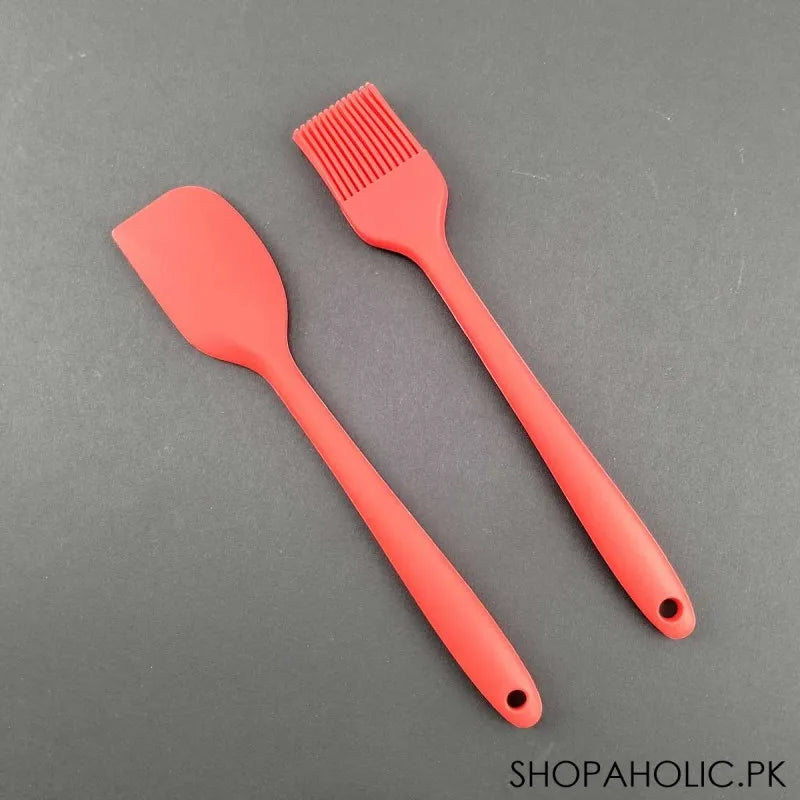 Buy (Pack of 2) Full Silicone Spatula Brush Set in Pakistan