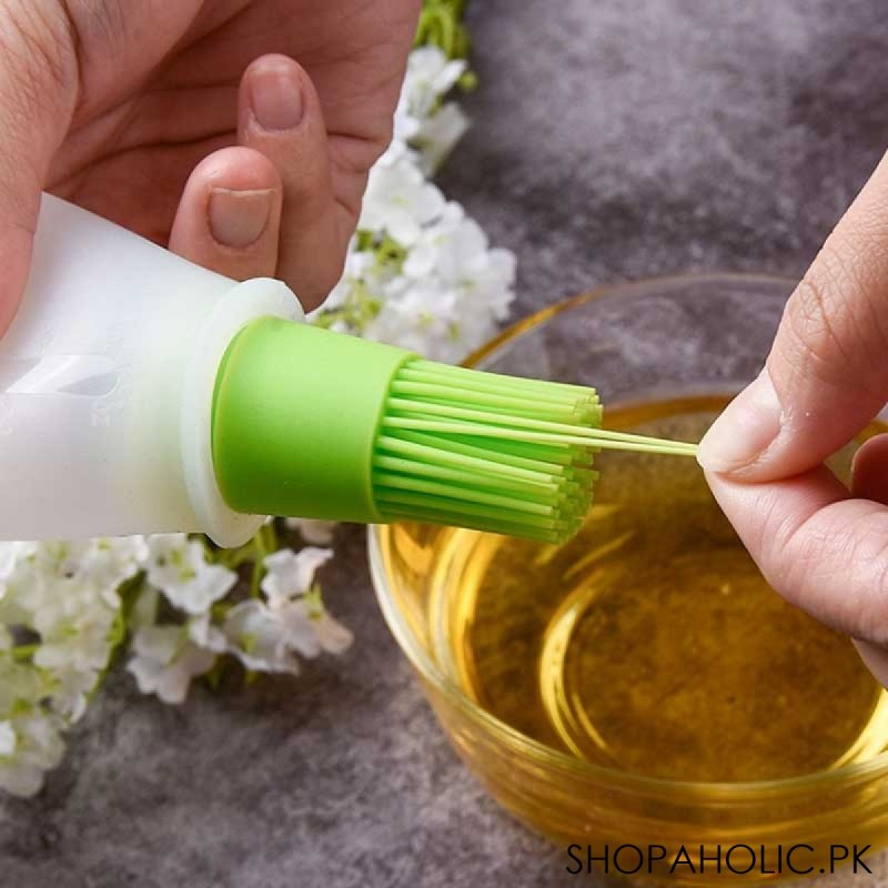 Silicone Cooking Oil Bottle With Basting Brush
