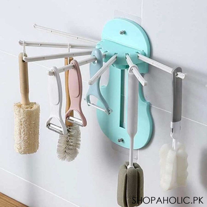 7-IN-1 Retractable Wall-Mounted Pull-Out Rack