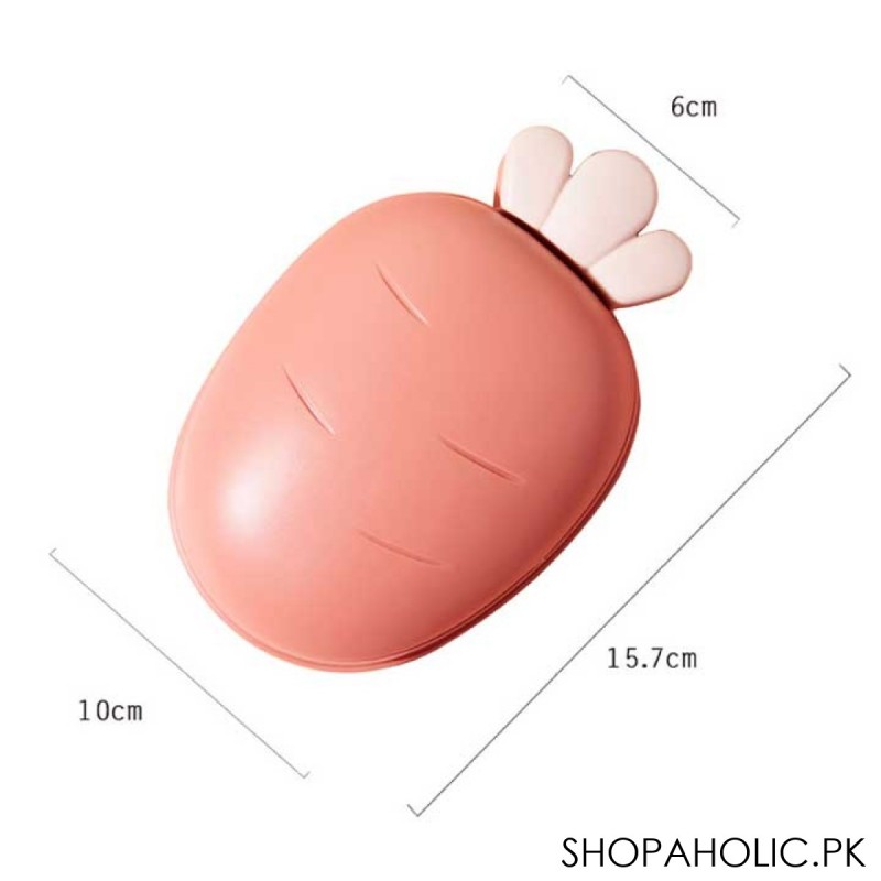 Carrot Shaped Soap Holder with Cover