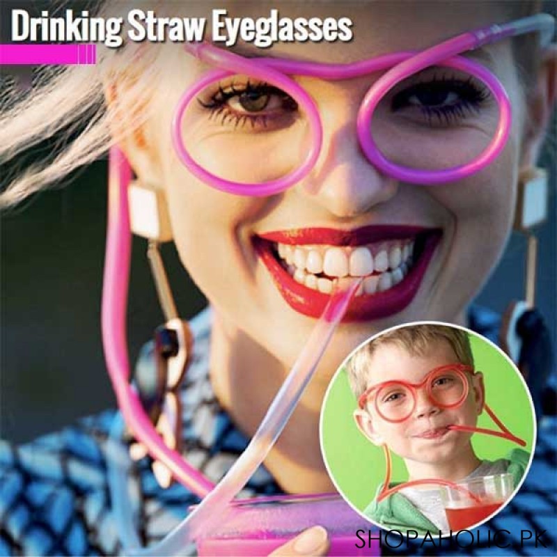 Funny Drinking Straw Eyeglasses