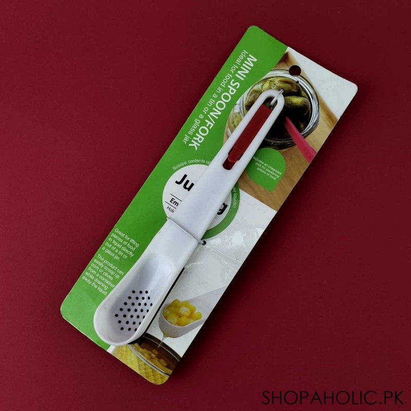 Two-In-One Juicing Mini Spoon/Fork Long Handle Strainer