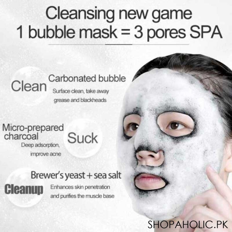 Bubble Facial Bamboo Charcoal Face Mask