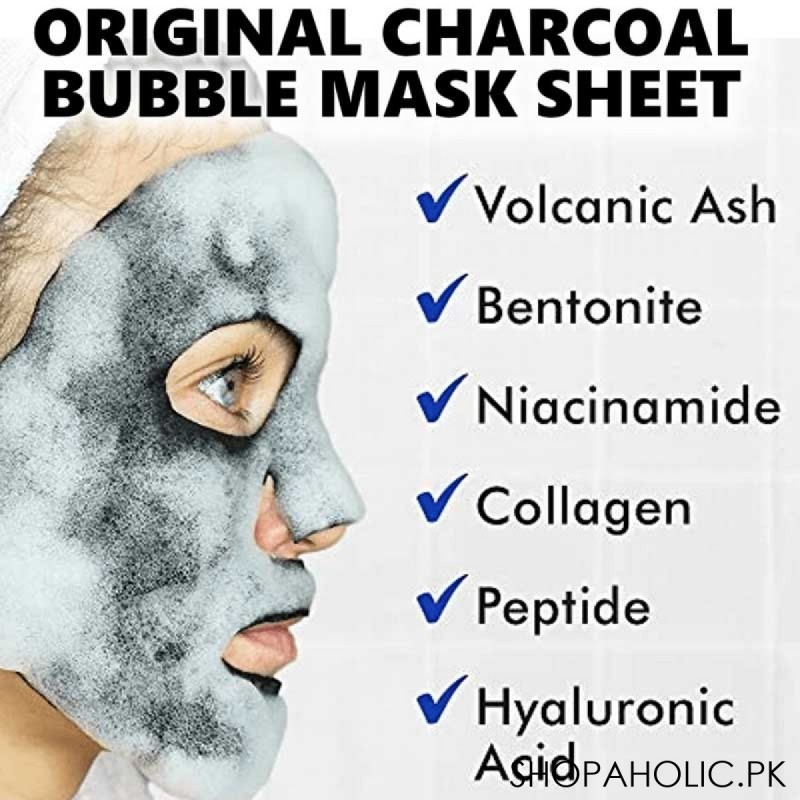 Bubble Facial Bamboo Charcoal Face Mask