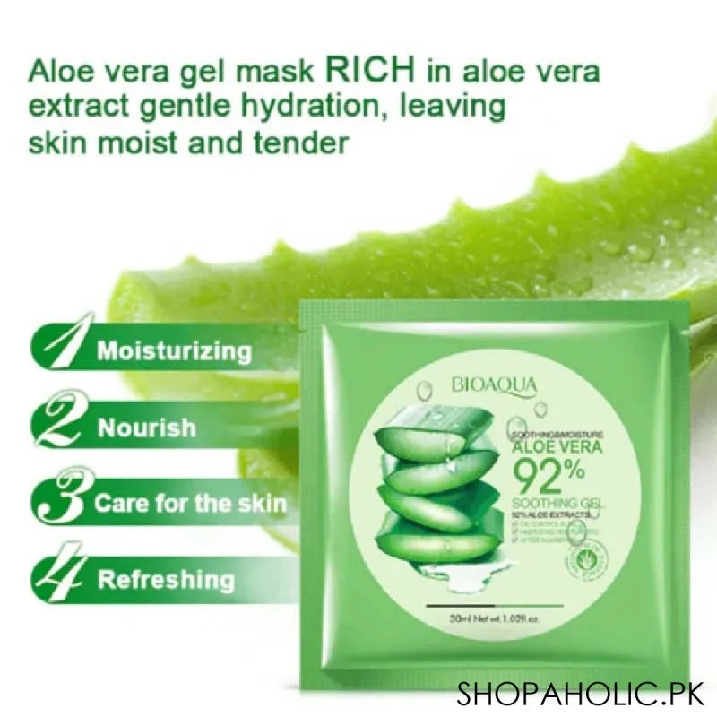 Buy Bioaqua Aloe Vera Natural Facial Mask Price in Pakistan