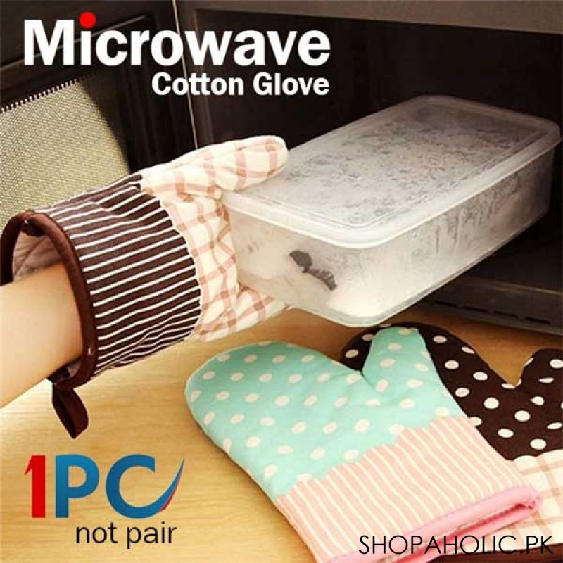 1Pc Microwave Cotton Glove