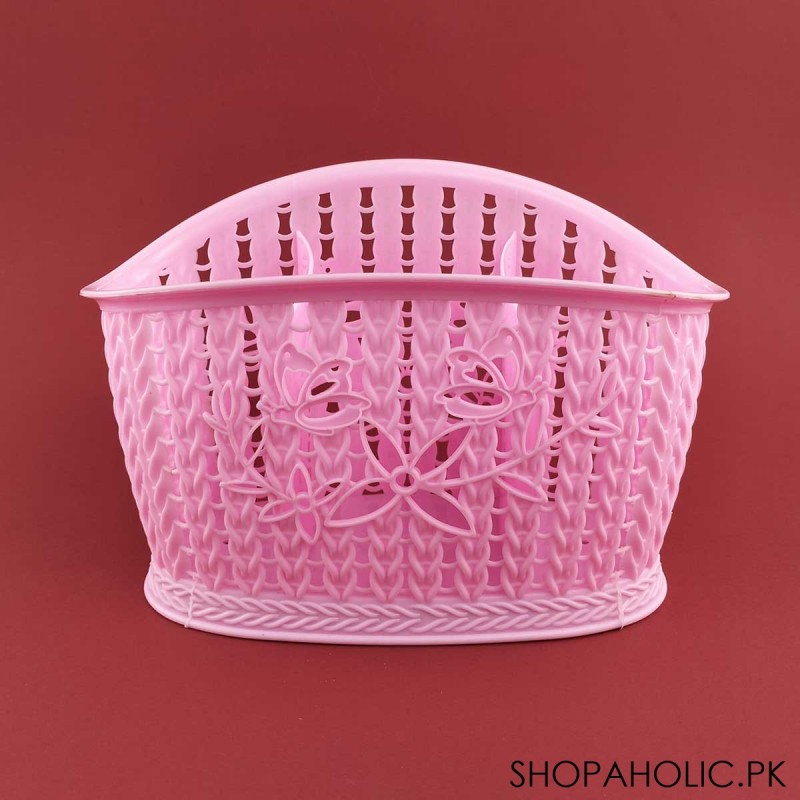 Plastic Storage Basket for Bathroom Kitchen Organizer