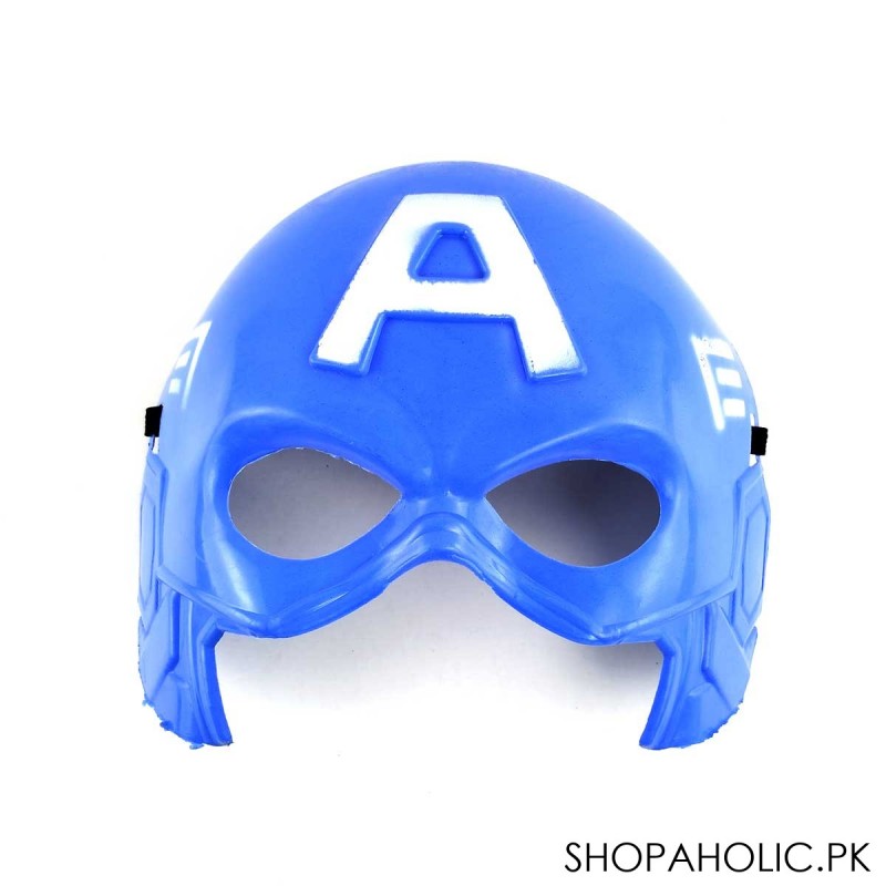 Captain America Plastic Face Mask