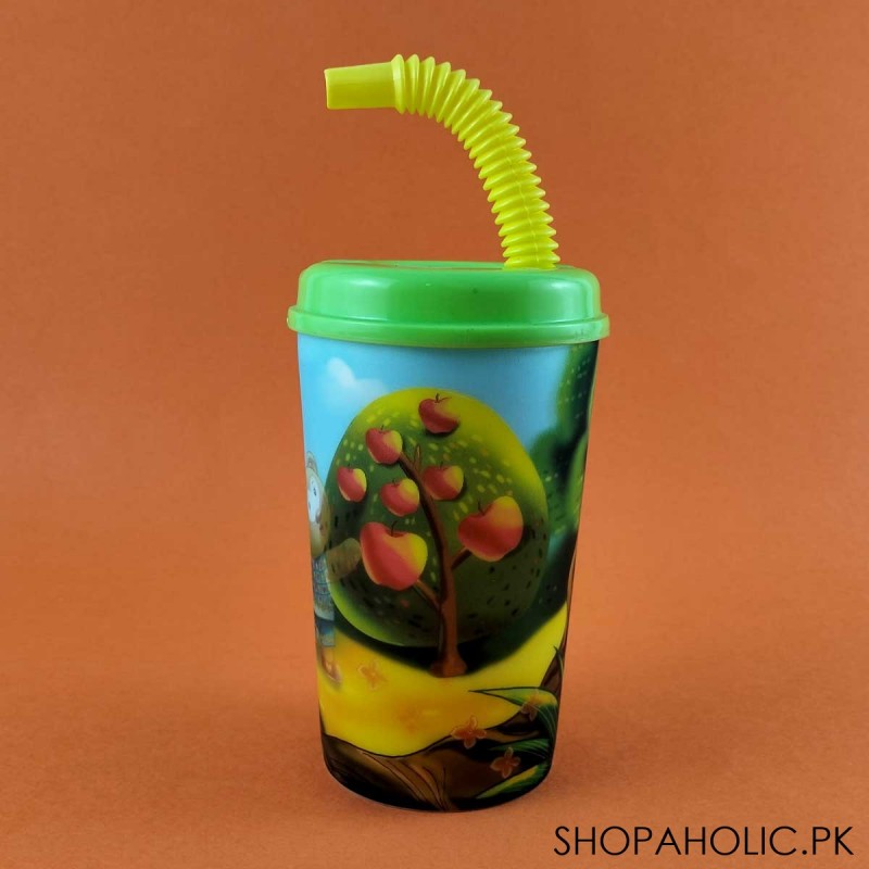 3D Printed Sipper Glass Cups with Straw for Kids