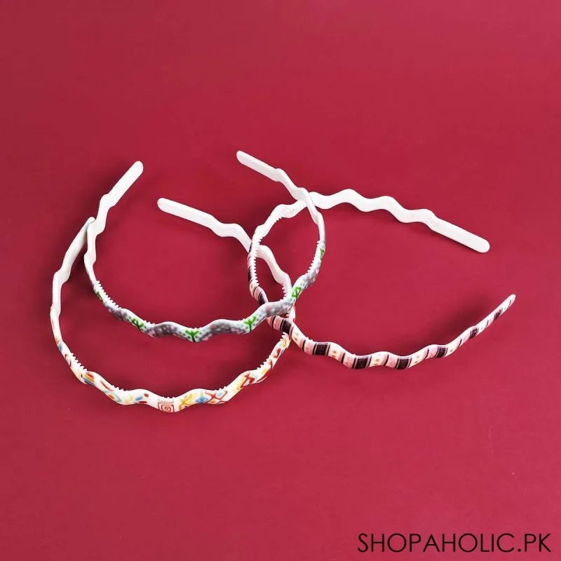 Buy (Pack of 3) Zigzag Hair Band at the Best Price in Pakistan