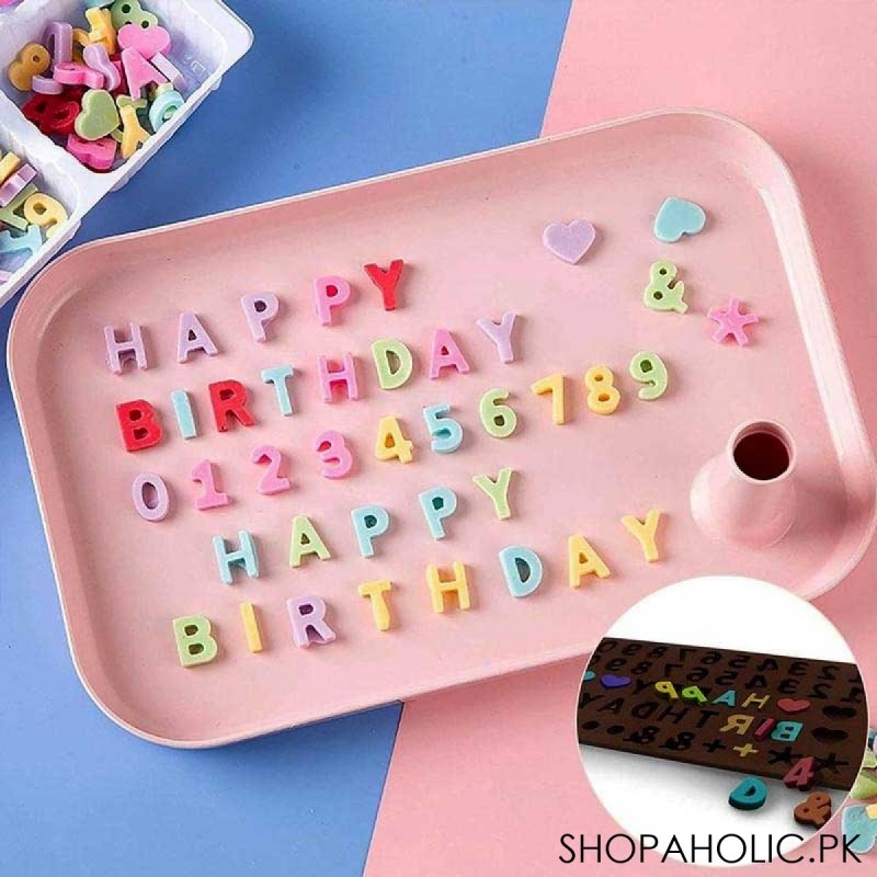 Alphabet Letters Silicone Chocolate Mould