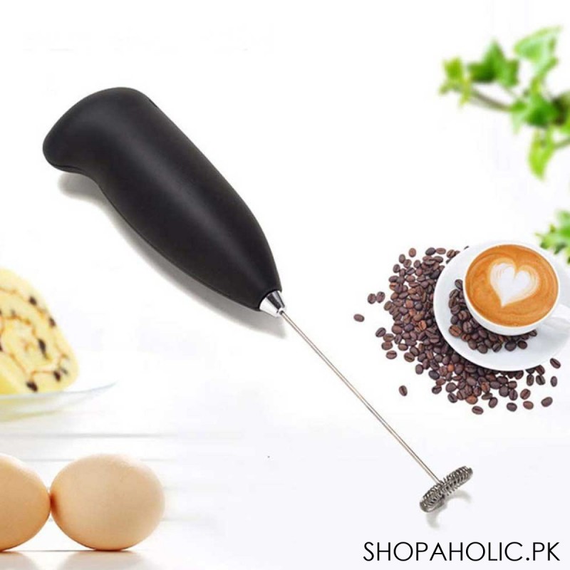 100pcs White Electric Egg Beater & Milk Frother, 80g Portable