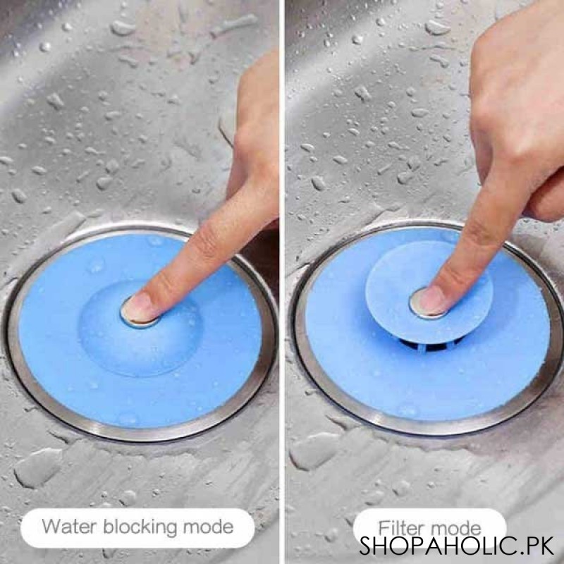 (Pack of 2) Water Stopper Sink Drain and Catcher Plug