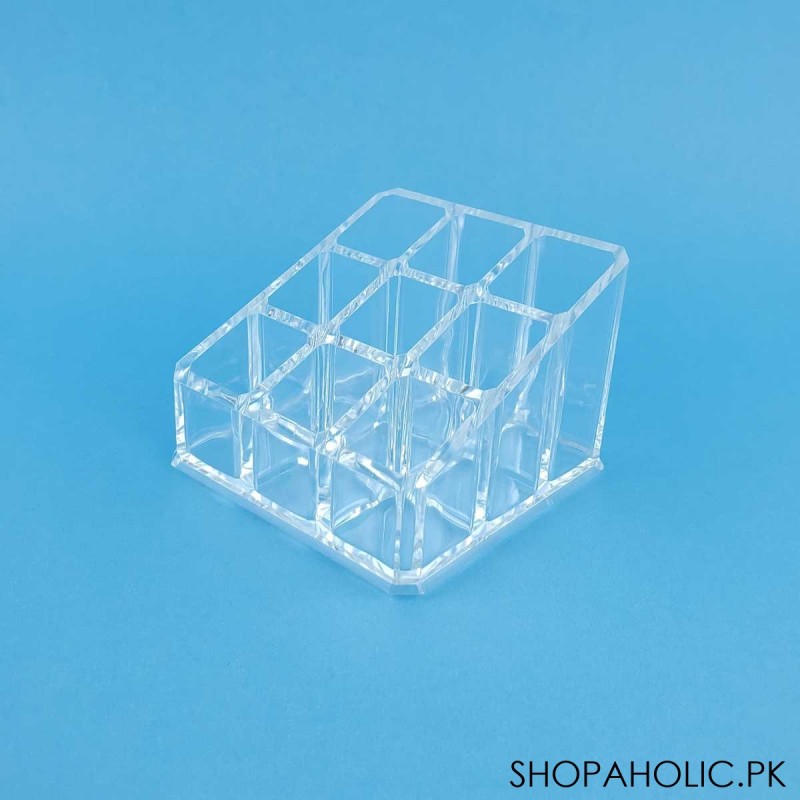 Acrylic Cosmetic Organizer with 9 Grids Store
