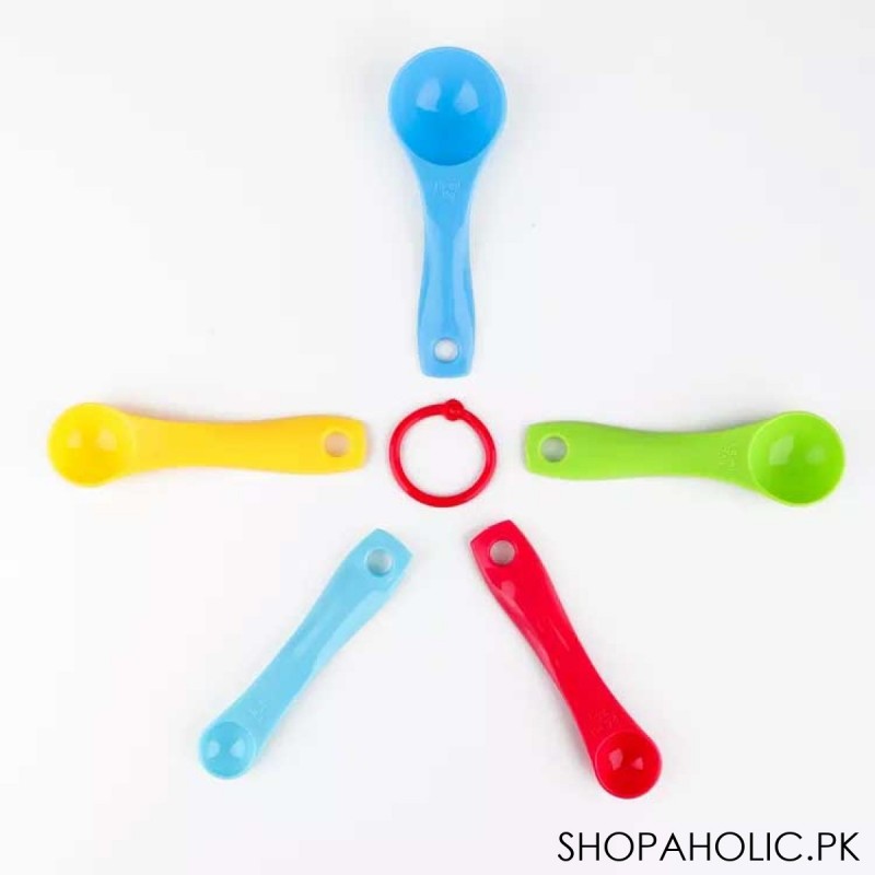 (Set of 5) Plastic Measuring Spoons