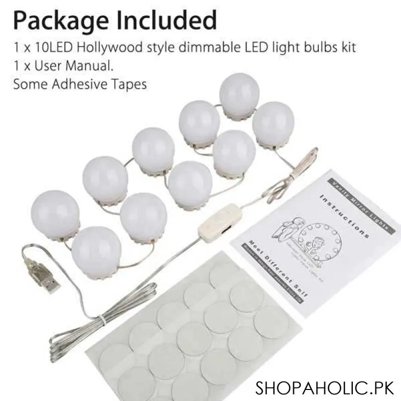 Buy 10 LED Vanity Mirror Lights Kit at Best Price in Pakistan