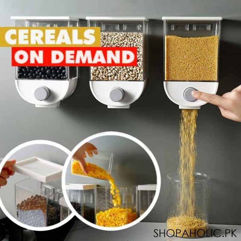 (Pack Of 3) Wall Mounted Cereal Dispenser