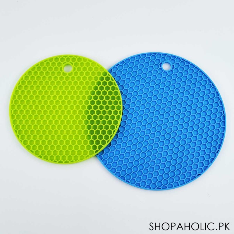 (Set of 2) Silicone Round Placemat