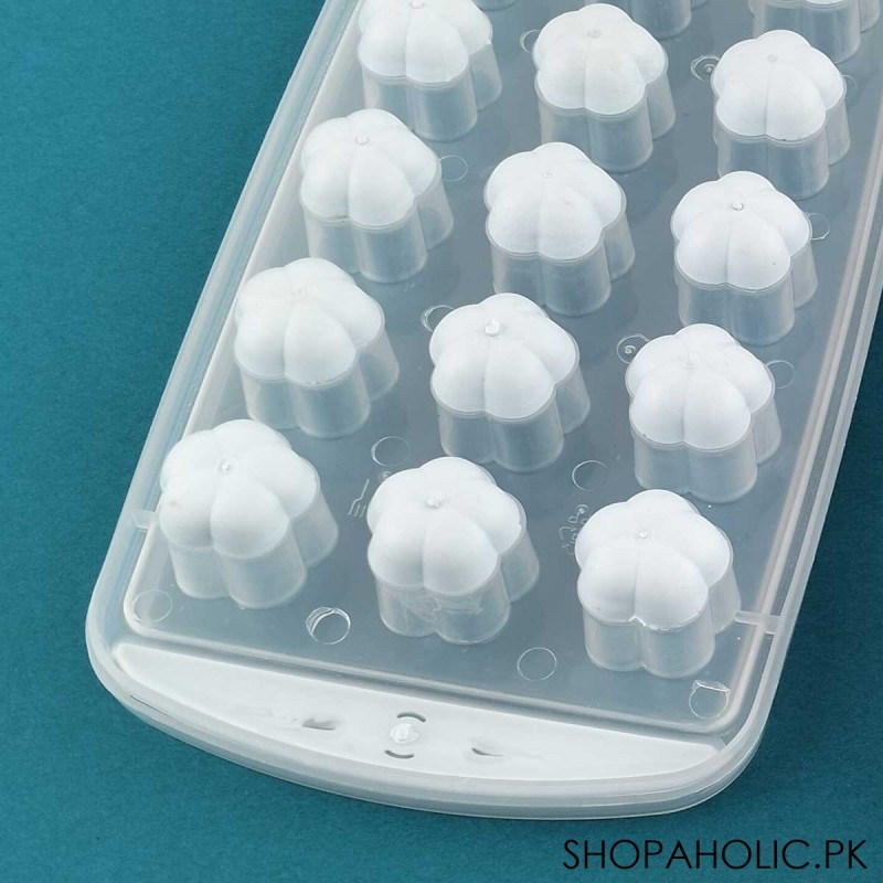 Douba Silicone Pop-up Ice Cube Tray with Lid