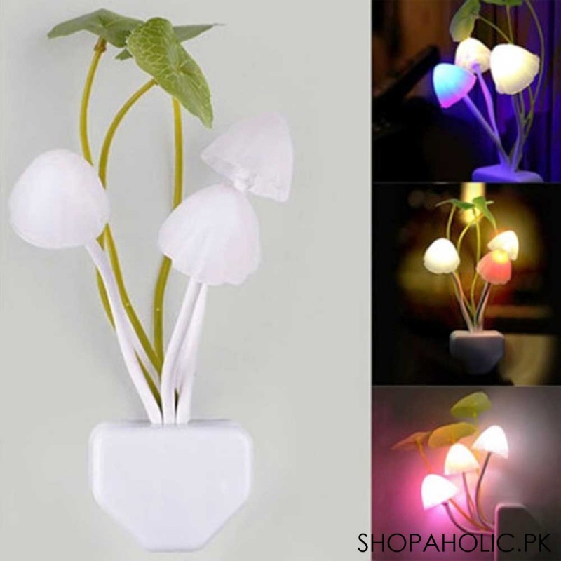 LED Mushroom Romantic Colorful Sensor Night Light