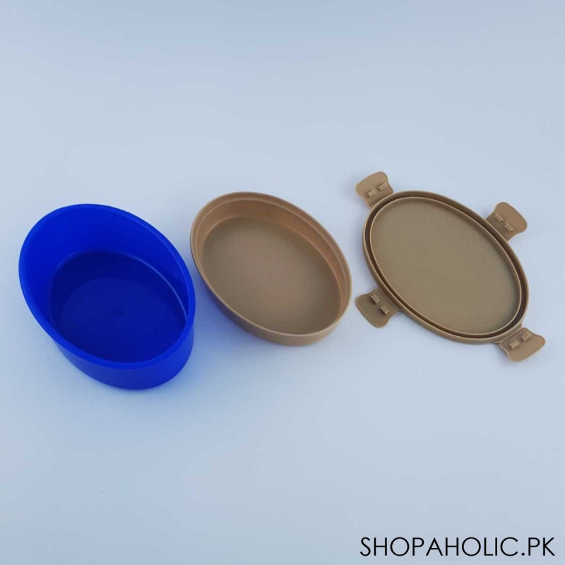 Oval Shape Plastic Lunch Box