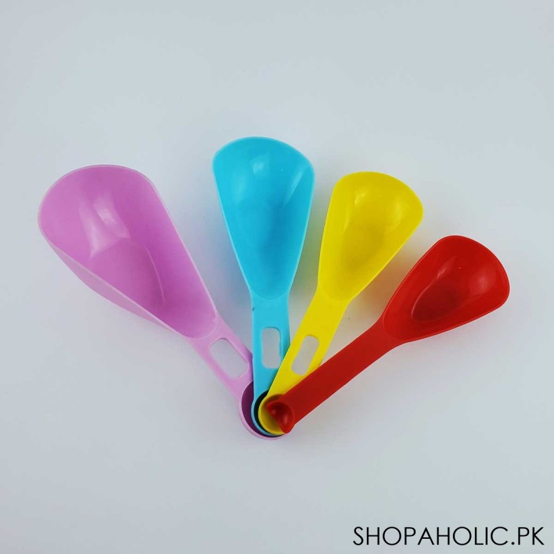 (Set of 4) Colorful 2 In 1 Measuring Scoop and Spoon