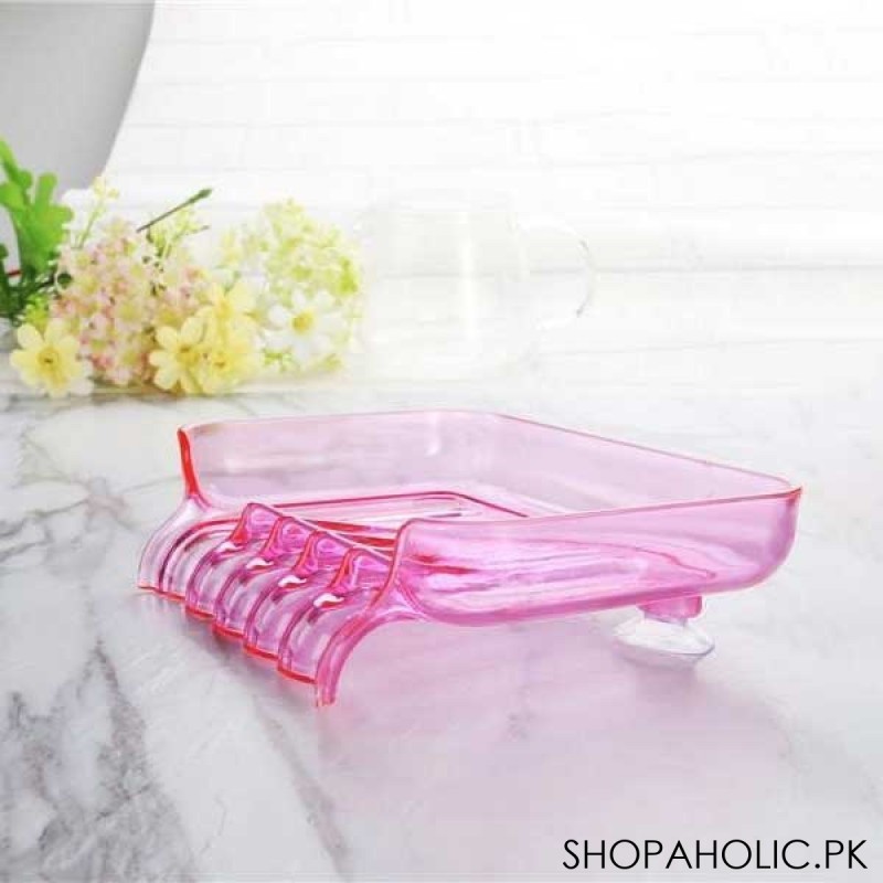 Waterfall Soap Holder Tray with Two Sucker