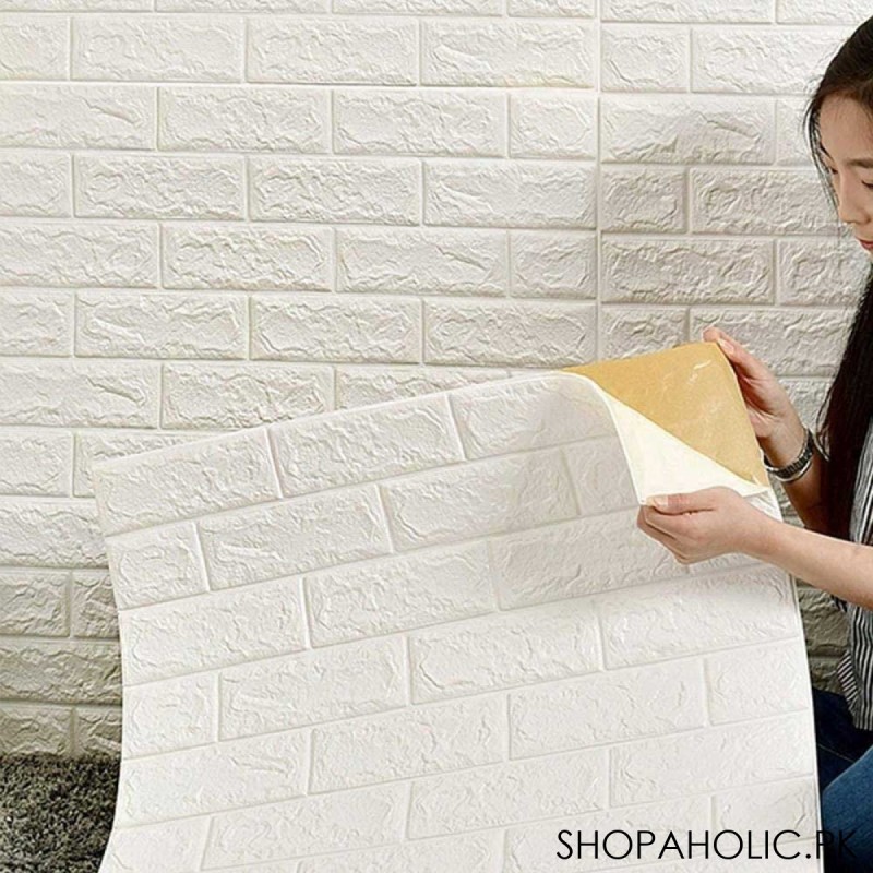 ORGANONO Home Wall Decor DIY 3D PE Foam Wallpaper 77x70cm 6mm thicknes