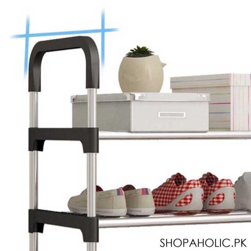 Buy LivingBasics 3 Layer Stainless Steel Expandable & Stackable Shoe Rack/ Stand Online at Best Prices in India - JioMart.