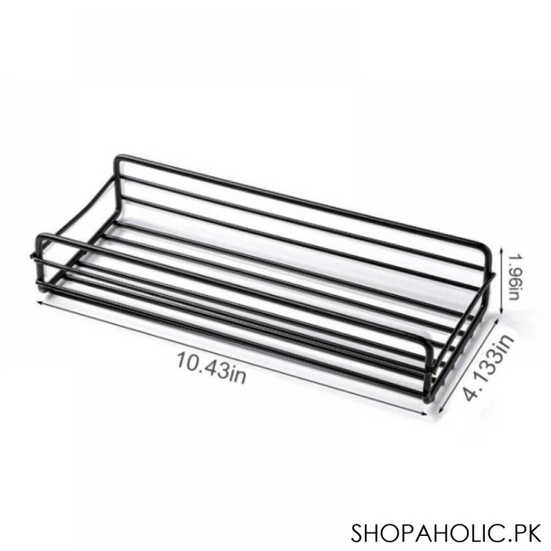 Multipurpose Rectangular Metal Shelf for Kitchen & Bathroom