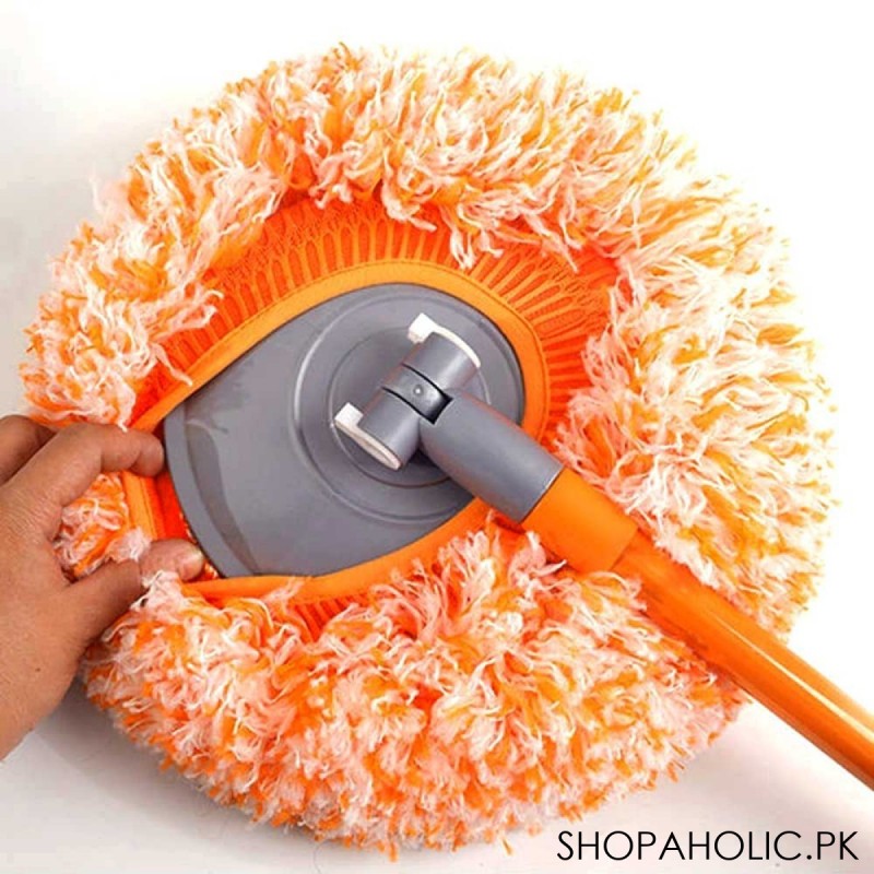 Extendable Wall Dusting & Floor Cleaning Round Mop