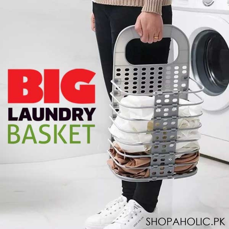 Wall Hanging Foldable Multifunctional Laundry Storage Basket