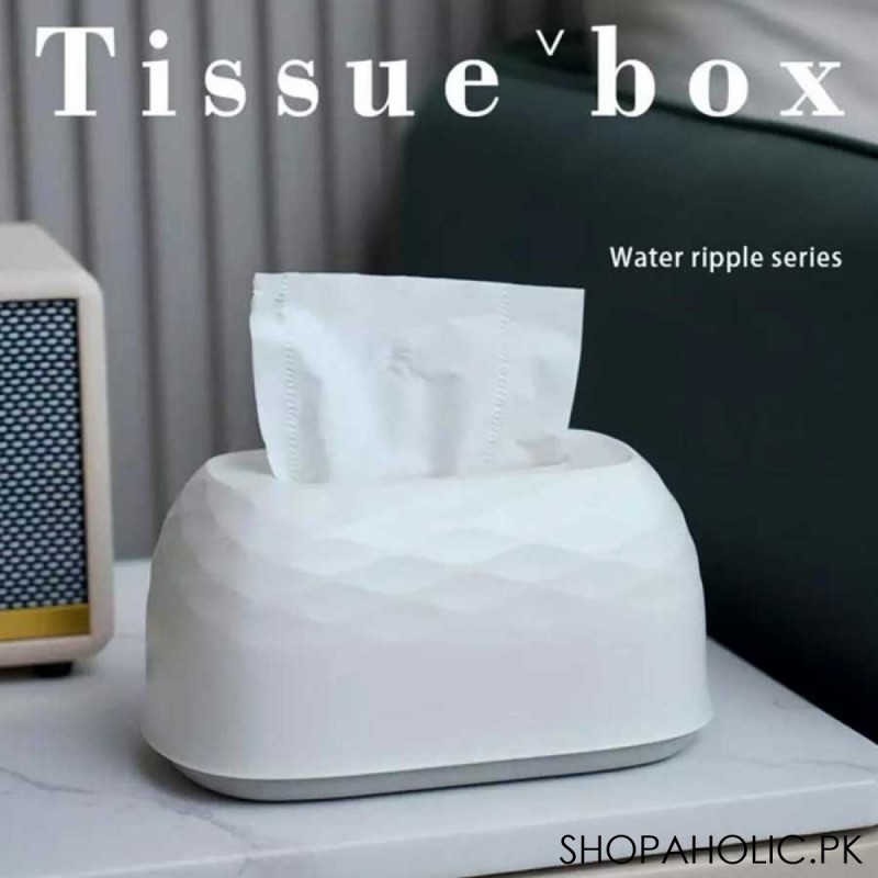 Plastic Tissue Box Water Ripple Series