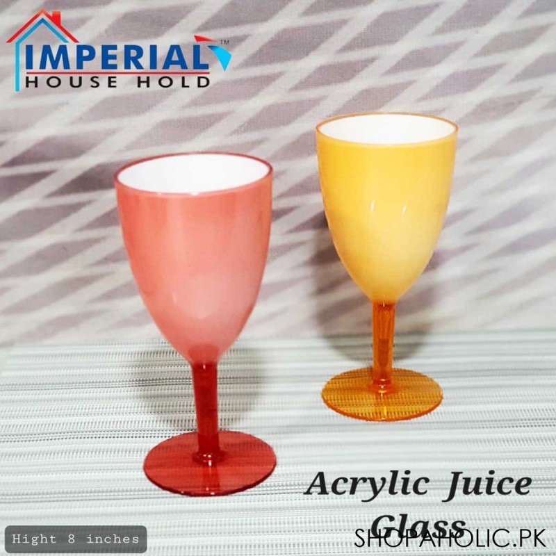 Acrylic Glossy Juice Glass