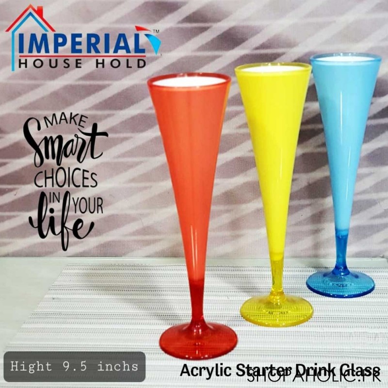 Acrylic Glossy Starter Drink Glass