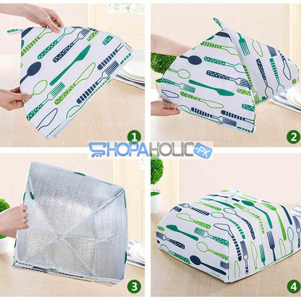 (Set of 2) Insulated Food Foldable Covers (100gsm)