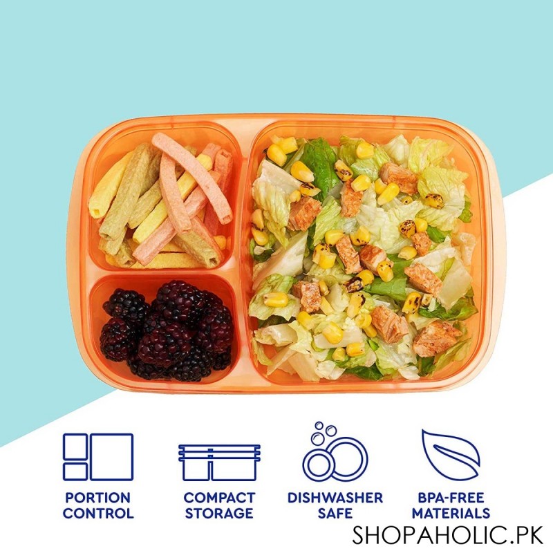 Student 3 Partition Lunch Box - 1000 ML