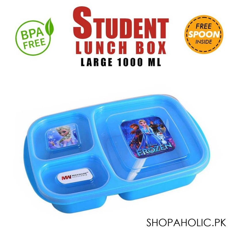 Student 3 Partition Lunch Box - 1000 ML