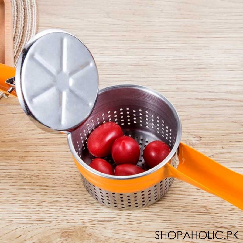 Manual Stainless Steel Potato Ricer Masher and Fruit Press Squeezer