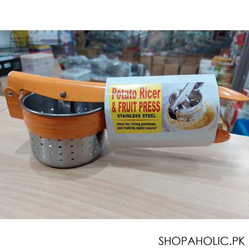 Manual Stainless Steel Potato Ricer Masher and Fruit Press Squeezer