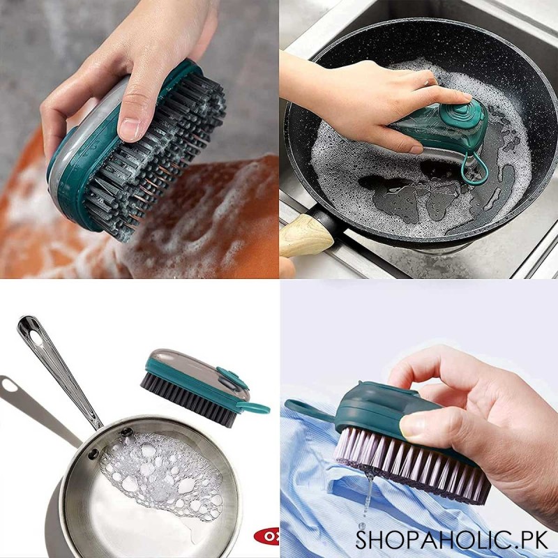 3 In 1 Automatic Liquid Adding Cleaning Brush