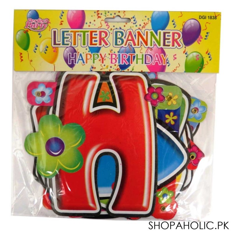Happy Birthday Carboard Hanging Banner