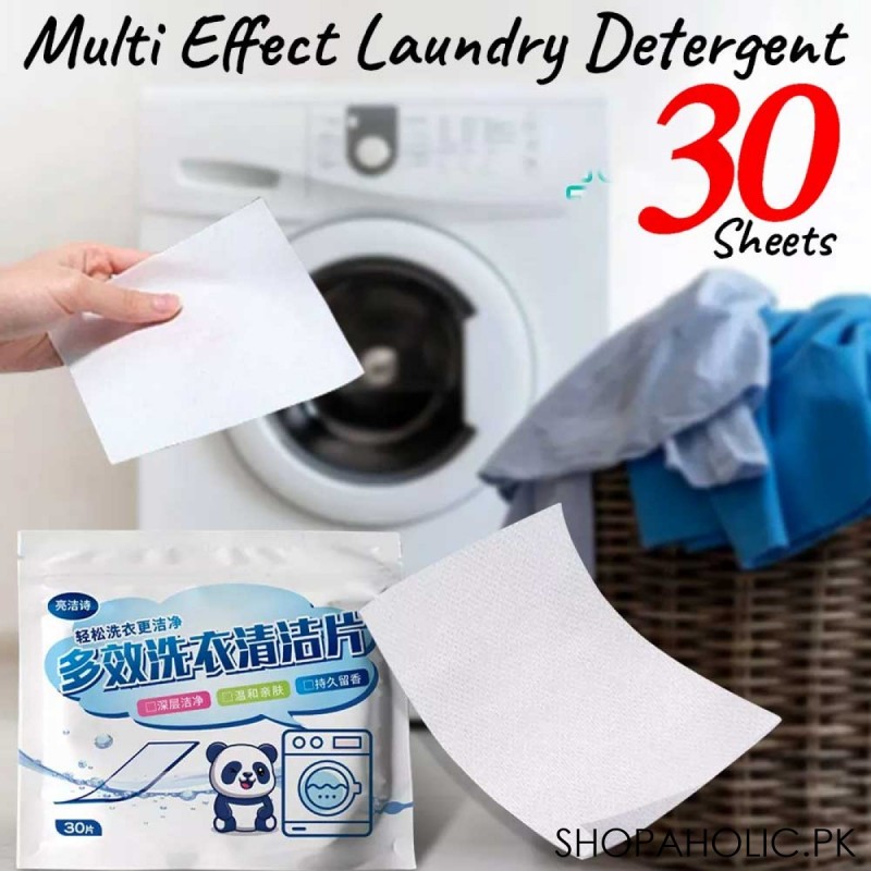Buy Multi Effect Laundry Detergent Washing Paper Sheets Pakistan