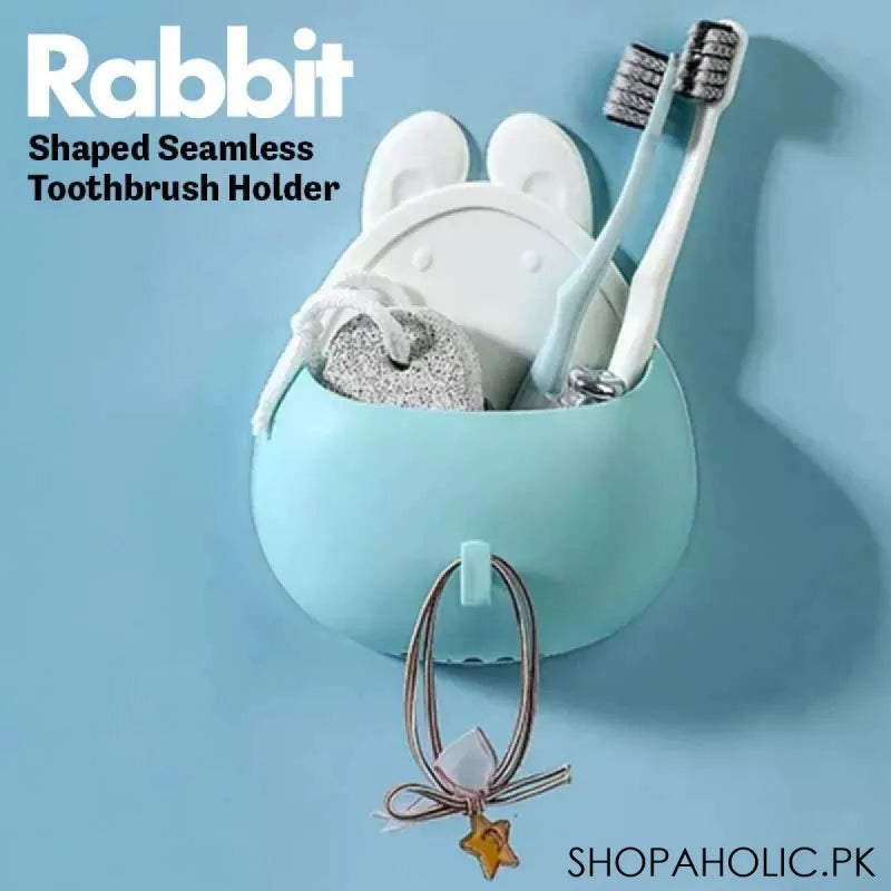 Buy Rabbit Shaped Toothbrush Holder Drain Storage Shelf Pakistan