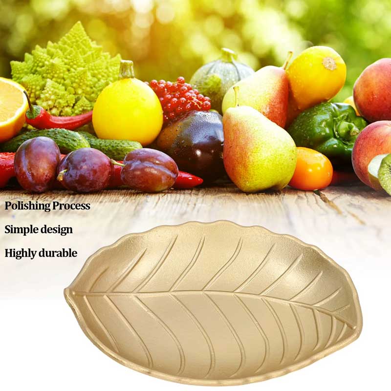 Wooden Table Decoration Leaf Tray