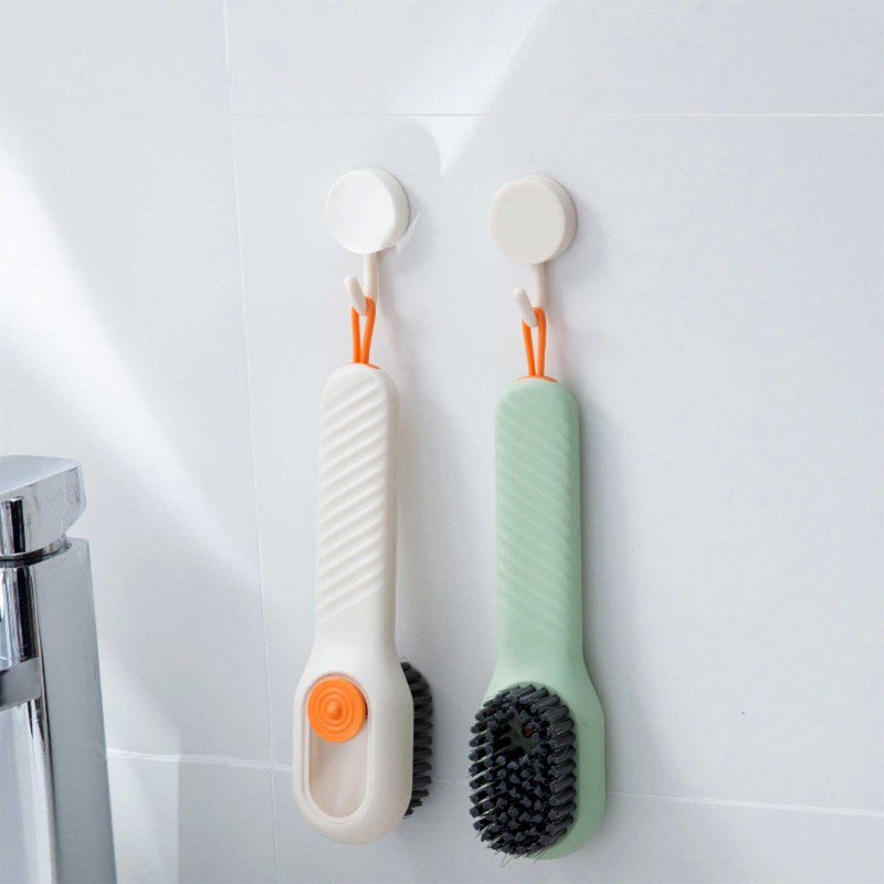 Self Dispensing Liquid Soap Cleaning Brush with Long Handle