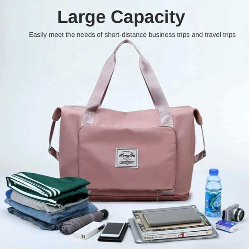 Extra Large Capacity Folding Travel Waterproof Luggage Bag