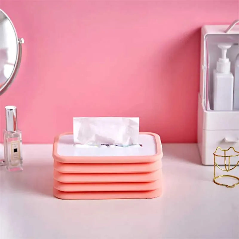 Buy Silicone Foldable Tissue Box Holder Cover Price In Pakistan