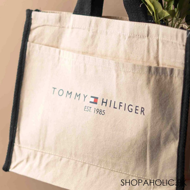 Tommy Hilfiger Accent Tote Bag with Pocket