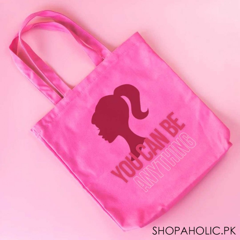 Barbie Heavy Canvas Tote Bag (YOU CAN BE ANYTHING)